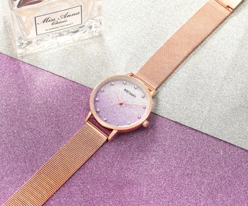 MEGIR Minimalist Casual Quartz Women Watch Top Brand Luxury RG Mesh Strap Rhinestone Concise Design Fashion Ladies Wristwatches
MEGIR Minimalist Casual Quartz Women Watch Top Brand Luxury RG Mesh Strap Rhinestone Concise Design Fashion Ladies Wristwatches