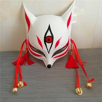 PVC Hand-painted Cosplay Fox Mask Upper Half Face Onmyoji Japanese Halloween Animal Mask Masquerade Party Masks
PVC Hand-painted Cosplay Fox Mask Upper Half Face Onmyoji Japanese Halloween Animal Mask Masquerade Party Masks