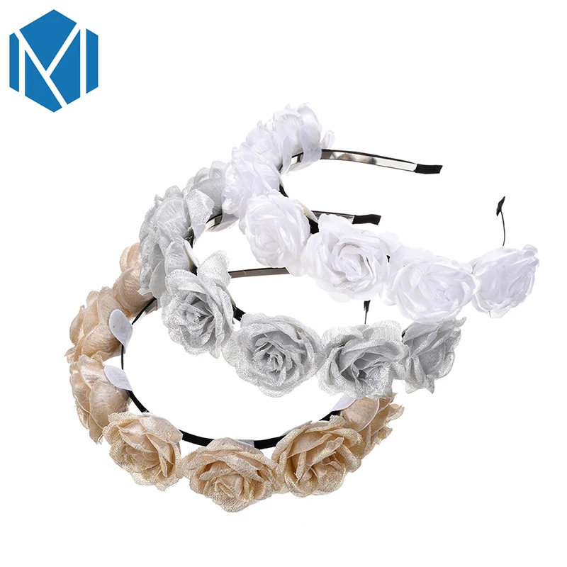 Vintage Women Silk Yarn Flower Hair band Fashion Floral Garland Sweet Rose Tiara Hair Hoop Girls Hair Accessories Headbands Mesh
Vintage Women Silk Yarn Flower Hair band Fashion Floral Garland Sweet Rose Tiara Hair Hoop Girls Hair Accessories Headbands Mesh