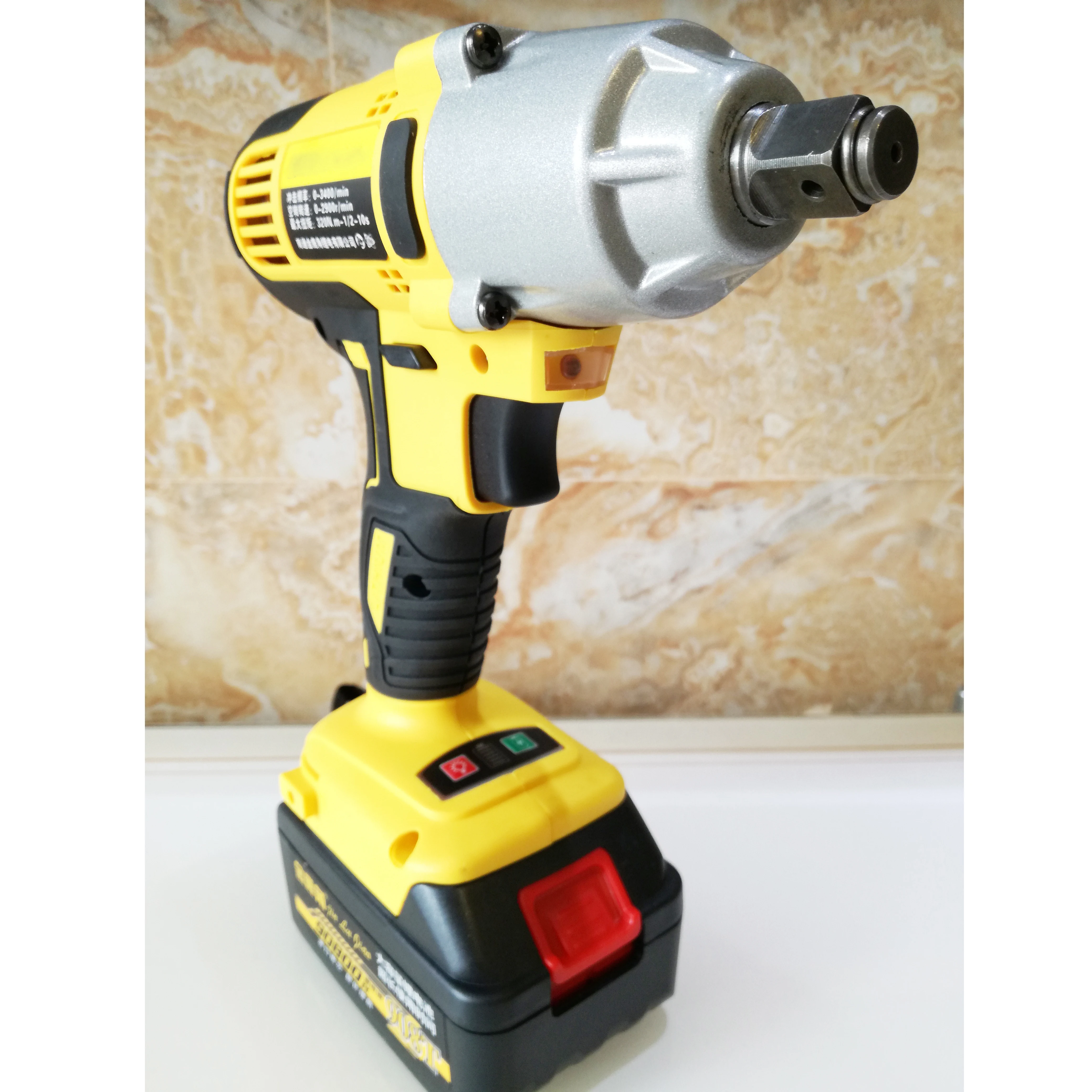 Cordless Electric Impact Wrench 90800mAh With 1 Batteries 1 Charger Hand Drill Installation Power Tools
Cordless Electric Impact Wrench 90800mAh With 1 Batteries 1 Charger Hand Drill Installation Power Tools
