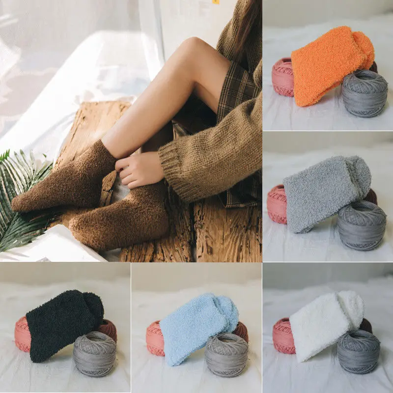 One Size Women Girl's Cozy Plush Socks Fuzzy Sock Sleeping Bed Socks Solid Warm Outfit Winter 1 Pair Fluffy With 6 Style
One Size Women Girl's Cozy Plush Socks Fuzzy Sock Sleeping Bed Socks Solid Warm Outfit Winter 1 Pair Fluffy With 6 Style
