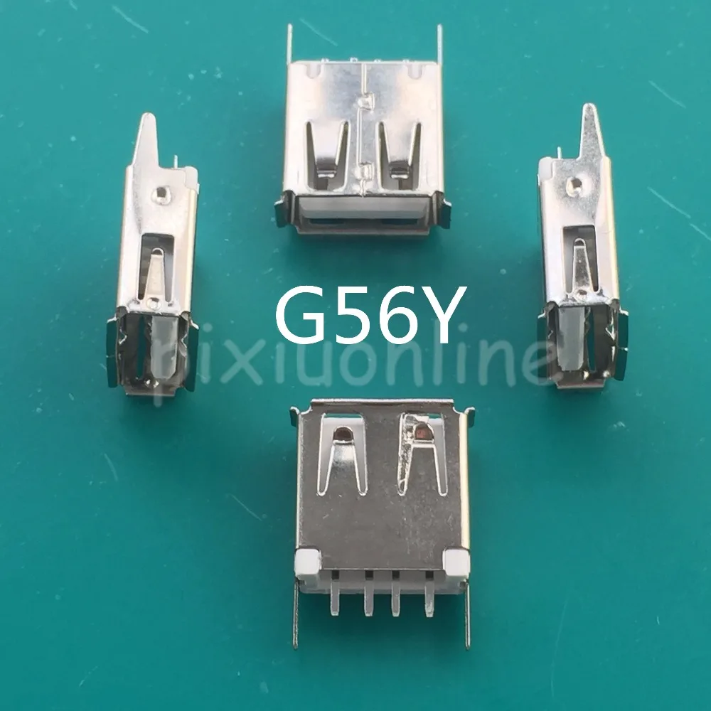 10pcs G56Y USB 2.0 4Pin A Type Female Socket Connector Curly Mouth Straight Foot Data Transmission Charging Sale at a Loss
10pcs G56Y USB 2.0 4Pin A Type Female Socket Connector Curly Mouth Straight Foot Data Transmission Charging Sale at a Loss