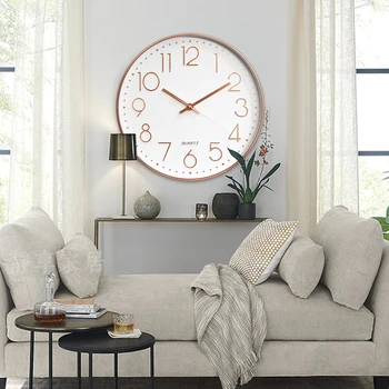 Digital Clock Rose Gold 12inch 3D Bedroom Ornament Home Decoration Hotel Office Livingroom Silent
Digital Clock Rose Gold 12inch 3D Bedroom Ornament Home Decoration Hotel Office Livingroom Silent