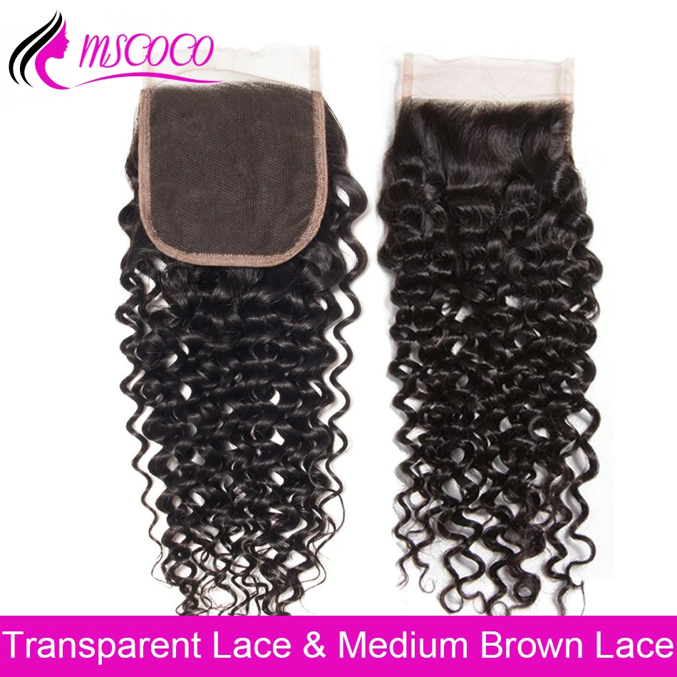 HD Transparent Lace Closure Brazilian Curly Wave Closure 4X4 Swiss Lace 8-22 inch Human Hair Lace Closure 150% Density Mscoco
HD Transparent Lace Closure Brazilian Curly Wave Closure 4X4 Swiss Lace 8-22 inch Human Hair Lace Closure 150% Density Mscoco
