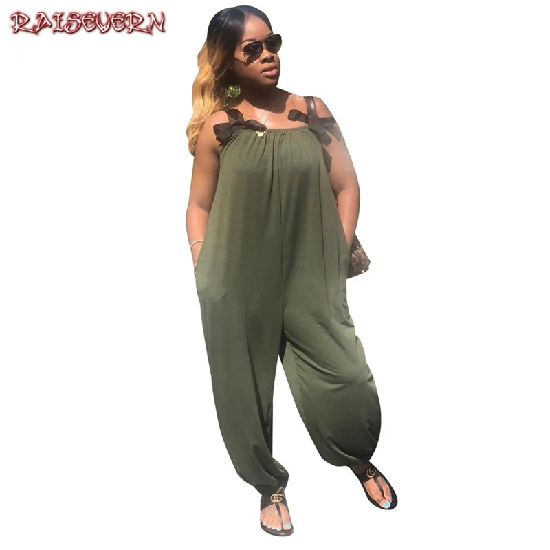 RAISEVERN Solid Bow Tie Strapless Loose Jumpsuit Tank Tops For Women Jumpsuit Bodysuit Rompers Playsuits 2019 With Pocket
RAISEVERN Solid Bow Tie Strapless Loose Jumpsuit Tank Tops For Women Jumpsuit Bodysuit Rompers Playsuits 2019 With Pocket