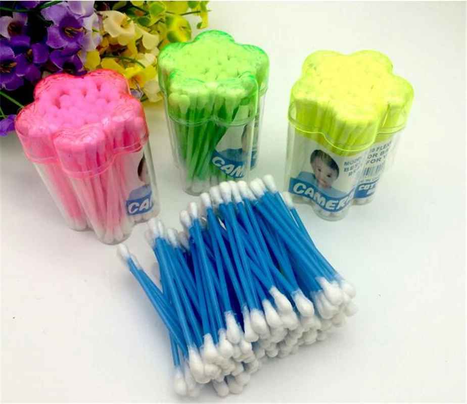 High Quality 1 box Double Head Sterilize Cotton Swabs Cosmetics Remover Cleaning Ear Clean Nail Manicure Tools Clean Stick
High Quality 1 box Double Head Sterilize Cotton Swabs Cosmetics Remover Cleaning Ear Clean Nail Manicure Tools Clean Stick