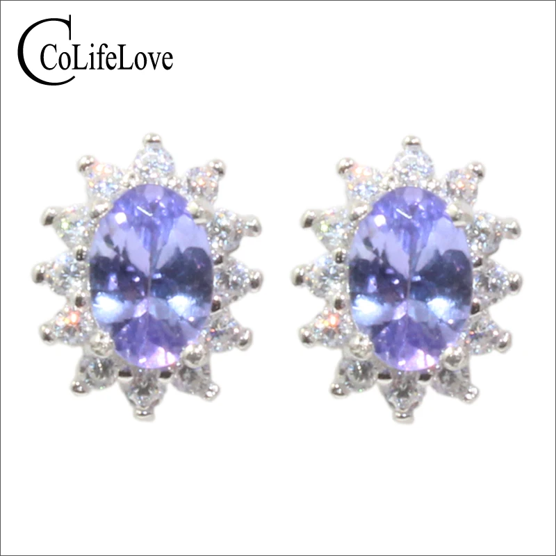 100% natural tanzanite wedding earrings 4 mm * 6 mm real tanzanite stud earrings solid 925 silver tanzanite jewelry girl gift
100% natural tanzanite wedding earrings 4 mm * 6 mm real tanzanite stud earrings solid 925 silver tanzanite jewelry girl gift