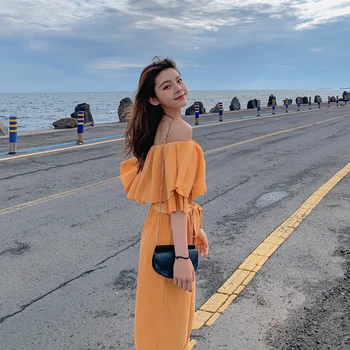2019 Summer New Holiday Beach Set Fashion Ruffled One-Shoulder Top Loose Comfortable Jumpsuit
2019 Summer New Holiday Beach Set Fashion Ruffled One-Shoulder Top Loose Comfortable Jumpsuit