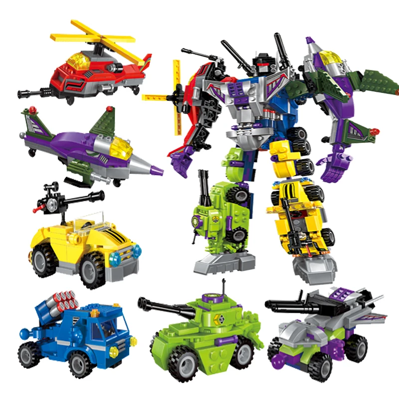 506Pcs Mecha Transformation Robot Toy Model Building Blocks Sets Brinquedos Creator Bricks Educational Toys For Children
506Pcs Mecha Transformation Robot Toy Model Building Blocks Sets Brinquedos Creator Bricks Educational Toys For Children