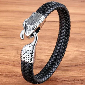 TYO Neo-Gothic Style Snake Pattern Hyperbole Serpentine Non-Fading Bracelet Homme Accessories For Men Pulseiras Masculina
TYO Neo-Gothic Style Snake Pattern Hyperbole Serpentine Non-Fading Bracelet Homme Accessories For Men Pulseiras Masculina