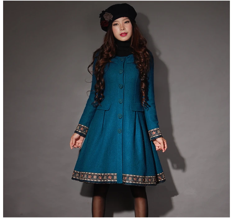 S-3XL 2019 New Fashion Women O Collar Wool Jacket All-Match Long Sleeve Overcoat Female Autumn Winter Single Breasted Coat
S-3XL 2019 New Fashion Women O Collar Wool Jacket All-Match Long Sleeve Overcoat Female Autumn Winter Single Breasted Coat