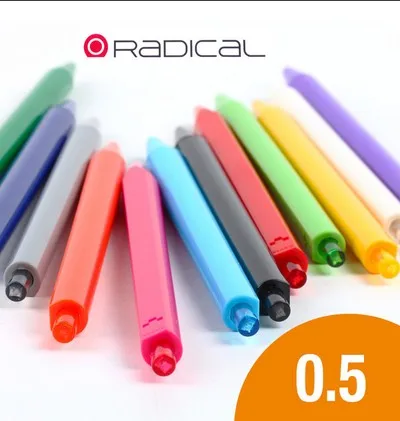 12pcs gel pen Gloss pens body Candy color press Cannot replace the pen core free shipping
12pcs gel pen Gloss pens body Candy color press Cannot replace the pen core free shipping