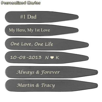 Personalized Master Free Engraving Custom 6pcs 3 Sizes Stainless Steel Collar Stays Mens Dress Shirt Bones Stiffeners+Gift Box
Personalized Master Free Engraving Custom 6pcs 3 Sizes Stainless Steel Collar Stays Mens Dress Shirt Bones Stiffeners+Gift Box