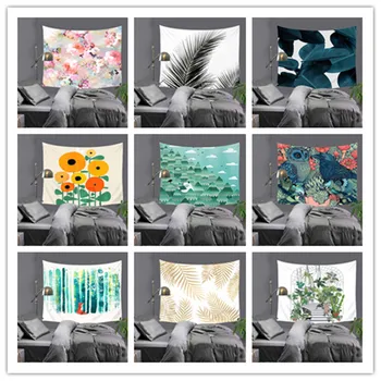 Flower Plant Tapestry Fabric Wall Paintings Green Tropical Cactus Palm Tree Leaves Flower Decorative Tapestry Map Home Decor
Flower Plant Tapestry Fabric Wall Paintings Green Tropical Cactus Palm Tree Leaves Flower Decorative Tapestry Map Home Decor