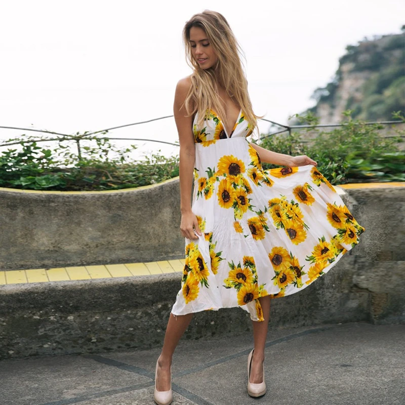 Fashion women's summer elegant sexy sling print dress Elegant chic sexy halter tunic dress Street fashion hipster youth dress
Fashion women's summer elegant sexy sling print dress Elegant chic sexy halter tunic dress Street fashion hipster youth dress