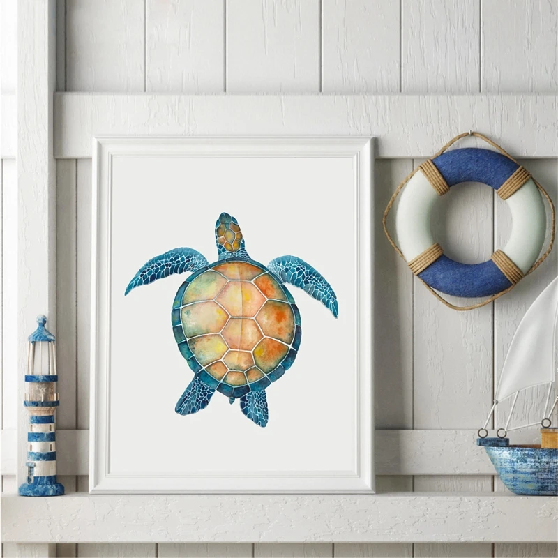 Ocean Sea Turtles Art Painting Poster Home Decor , Watercolor Starfish Canvas Painting Poster Home Nautical Decoration
Ocean Sea Turtles Art Painting Poster Home Decor , Watercolor Starfish Canvas Painting Poster Home Nautical Decoration