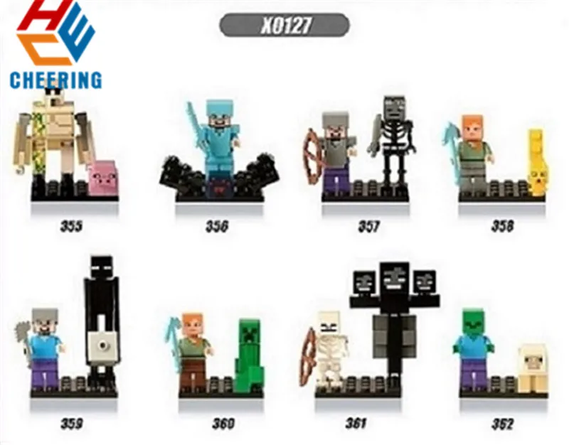Single Sale Building Blocks Mine craft Cute Cartoon Captain America Batman Toys For Children X0127
Single Sale Building Blocks Mine craft Cute Cartoon Captain America Batman Toys For Children X0127