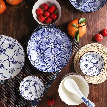 Adeeing 22Pcs/Set Round Shape Sakura Pattern Ceramic Tableware Set for Kitchen Dining Room
Adeeing 22Pcs/Set Round Shape Sakura Pattern Ceramic Tableware Set for Kitchen Dining Room