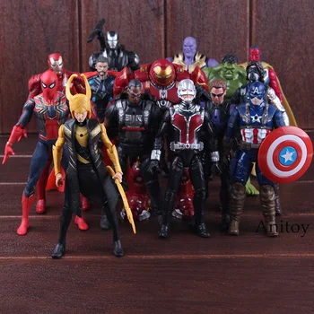 Avengers Infinity War superhero Thor Captain America Spiderman Thanos Iron Man Vision Falcon superhero Hulkbuster PVC Marvel Av
Avengers Infinity War superhero Thor Captain America Spiderman Thanos Iron Man Vision Falcon superhero Hulkbuster PVC Marvel Av