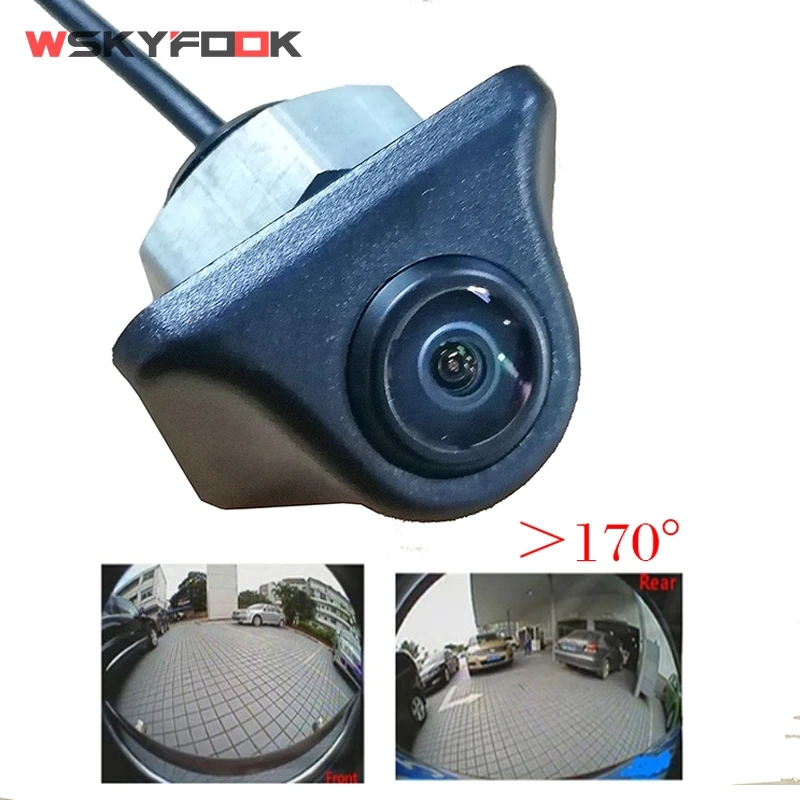 180 Degree Full View Universal Car Camera Front Reverse Rear View Backup Wide Angle Reversing Backup Parking Line for Driving
180 Degree Full View Universal Car Camera Front Reverse Rear View Backup Wide Angle Reversing Backup Parking Line for Driving