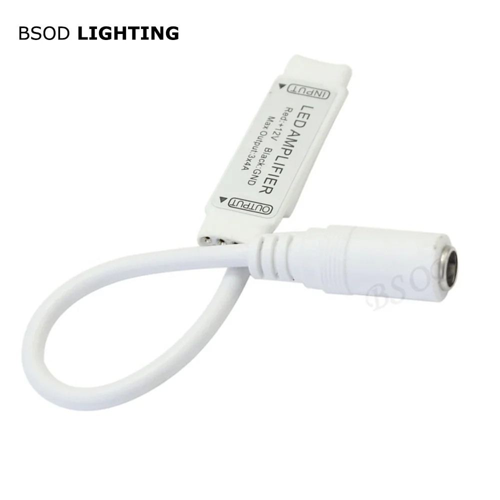 BSOD Mini LED Amplifier Controller RGB RGBW Single Controller DC5V-24V Single Repeater for All 12V Led Strip Module light
BSOD Mini LED Amplifier Controller RGB RGBW Single Controller DC5V-24V Single Repeater for All 12V Led Strip Module light
