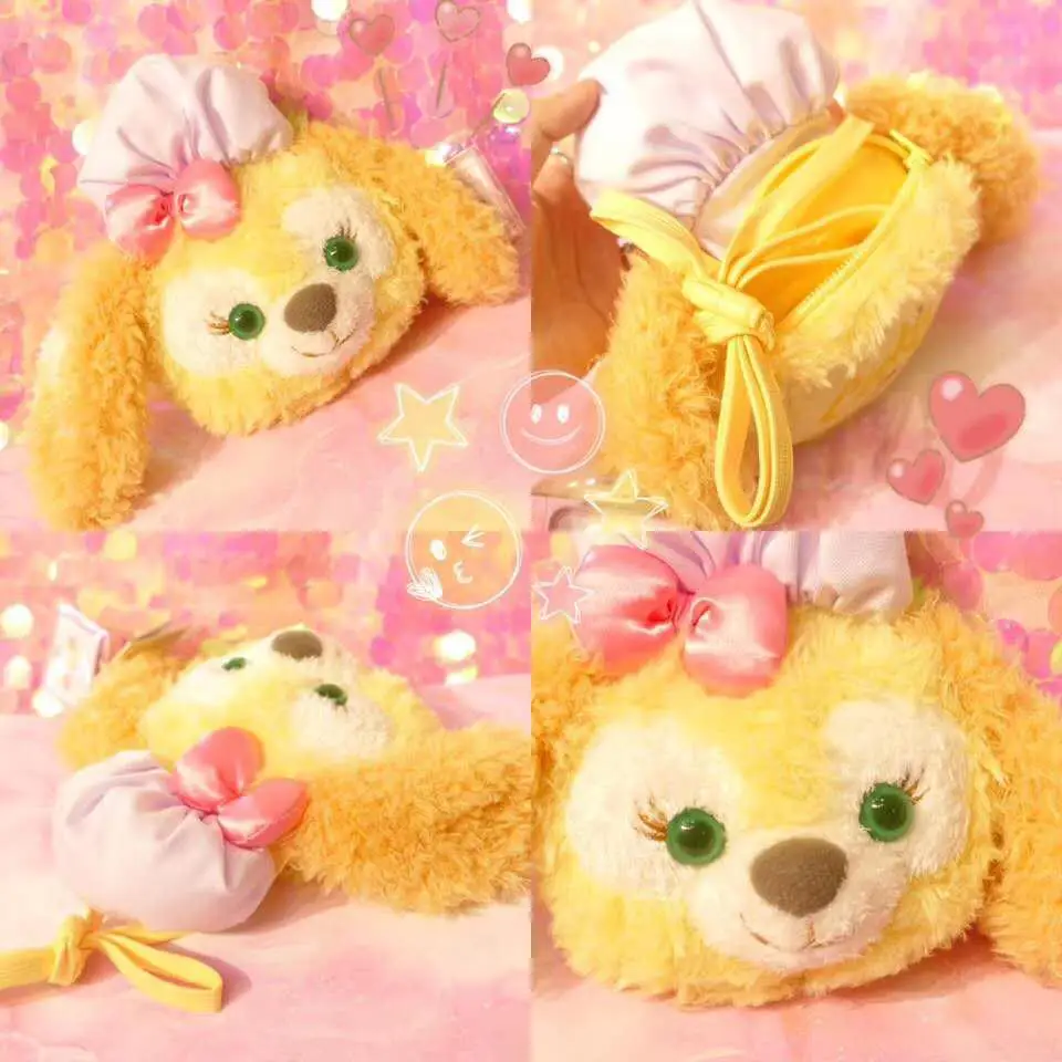 Cute Cartoon Duffy Bear Friend Stellalou Cookie chef Dog Plush Backpack Soft Stuffed Animals Dolls Bag Shoulder bags For Gifts
Cute Cartoon Duffy Bear Friend Stellalou Cookie chef Dog Plush Backpack Soft Stuffed Animals Dolls Bag Shoulder bags For Gifts