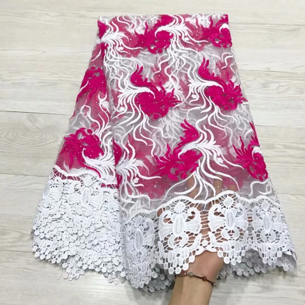 High Quality 2018 Rhinestone Guipure French Net Lace Mesh Nigerian Lace Fabrics Cheap Embroidered African Lace Fabric A117121401
High Quality 2018 Rhinestone Guipure French Net Lace Mesh Nigerian Lace Fabrics Cheap Embroidered African Lace Fabric A117121401