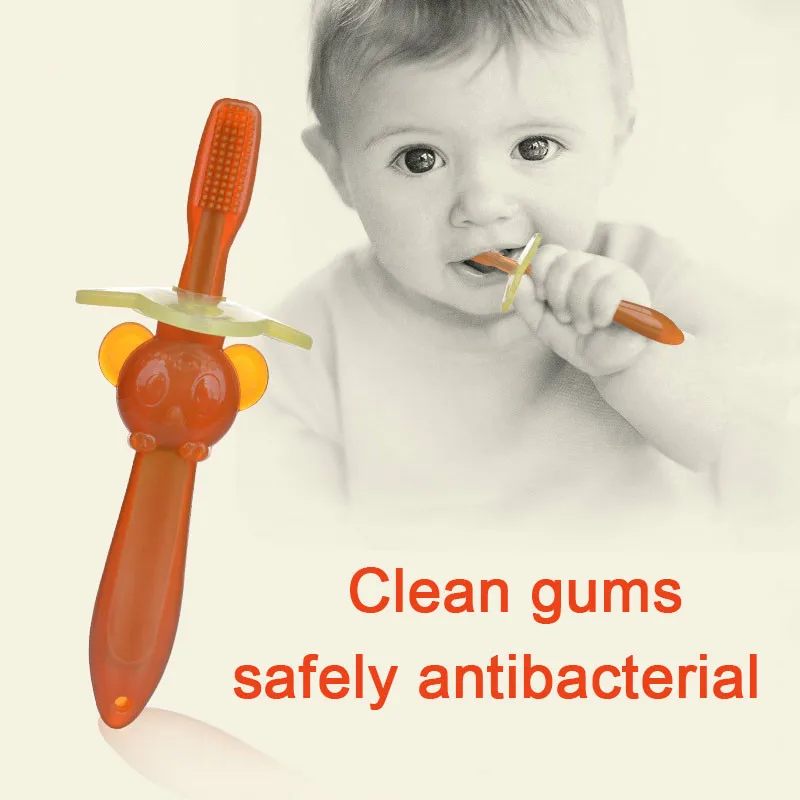 Baby Training Toothbrush Soft Silicone Infant Toothbrush Baby Tooth Cleaning Tool Convenient Helping Infant Training Brush Tooth
Baby Training Toothbrush Soft Silicone Infant Toothbrush Baby Tooth Cleaning Tool Convenient Helping Infant Training Brush Tooth