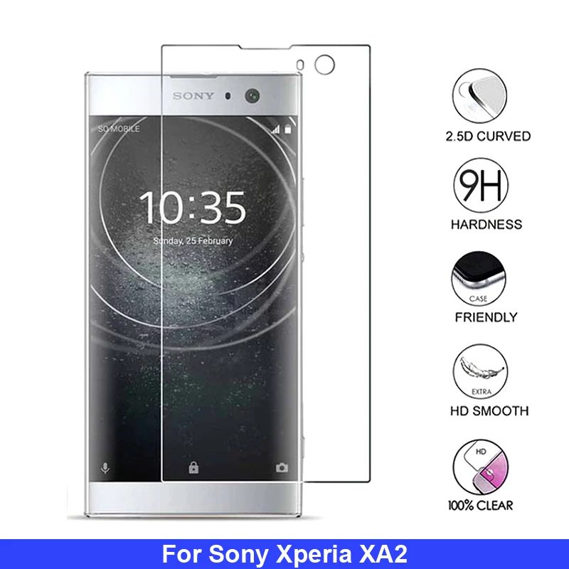 2Pcs For Sony Xperia XA2 Tempered Glass 9H 2.5D Premium Screen Protector Film For Sony Xperia XA2 H3113 H3123 H3133 H4113 H4133
2Pcs For Sony Xperia XA2 Tempered Glass 9H 2.5D Premium Screen Protector Film For Sony Xperia XA2 H3113 H3123 H3133 H4113 H4133