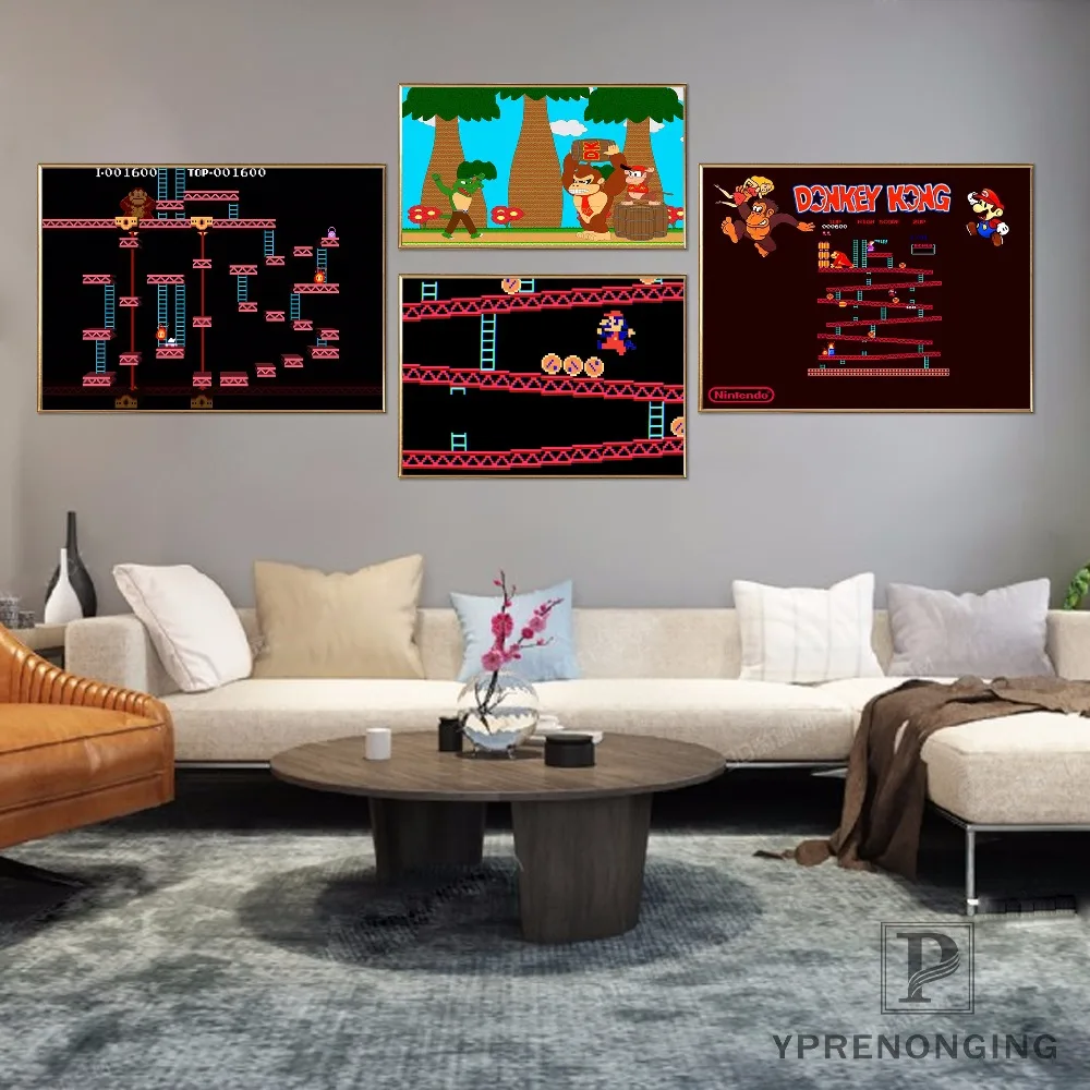 Canvas Poster Silk Fabric Donkey Kong - Retro Nintendo Gaming Poster (Classic Donkey Kong / NES)190418-s-06
Canvas Poster Silk Fabric Donkey Kong - Retro Nintendo Gaming Poster (Classic Donkey Kong / NES)190418-s-06