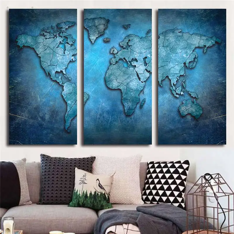 3 Panels Hd Printed Old Timeworn Blue Word Map Painting Canvas Print Room Decor Print Poster Picture Canvas P0414 vendor
3 Panels Hd Printed Old Timeworn Blue Word Map Painting Canvas Print Room Decor Print Poster Picture Canvas P0414 vendor