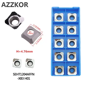 SEHT1204AFFN-X83 Milling Cutter Tool Carbide insert CNC Machining Center Dropshipping Aluminum Copper Inserts Wholesale Blades
SEHT1204AFFN-X83 Milling Cutter Tool Carbide insert CNC Machining Center Dropshipping Aluminum Copper Inserts Wholesale Blades