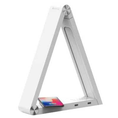 LED Triangle Wireless Charging Desk Lamp Rechargeable Table Lamps Smart Home White Desk Art Creative Night Light EU Standard
LED Triangle Wireless Charging Desk Lamp Rechargeable Table Lamps Smart Home White Desk Art Creative Night Light EU Standard