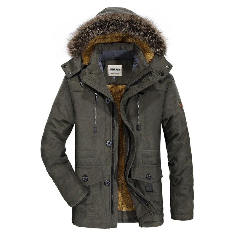 Padded Hooded Parka Jacket Men Winter Warm Thicken Fleece Mens Jackets and Coats Plus Size Male 6xl Men's Campera Premium Brand
Padded Hooded Parka Jacket Men Winter Warm Thicken Fleece Mens Jackets and Coats Plus Size Male 6xl Men's Campera Premium Brand