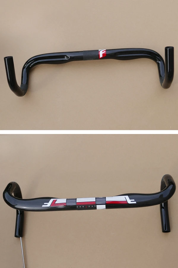 Red - Full carbon fiber road bike drop handlebar 400/420/440mm NEW - HIGH QUALITY
Red - Full carbon fiber road bike drop handlebar 400/420/440mm NEW - HIGH QUALITY