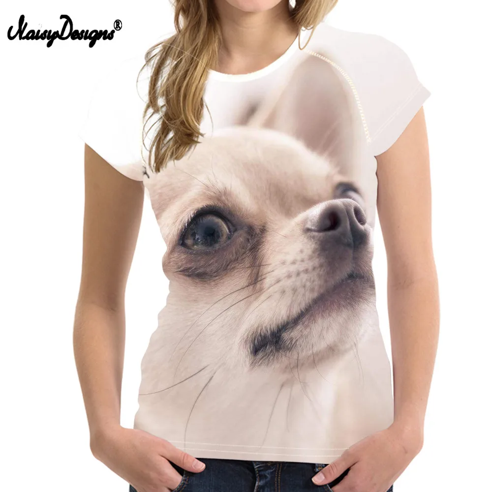 NOISYDESIGNS T Shirt Women 3D Chihuahua Printing T-shirt Teenagers Kawaii Dog Pattern Tee Shirt for Females Fitness Clothing Tee
NOISYDESIGNS T Shirt Women 3D Chihuahua Printing T-shirt Teenagers Kawaii Dog Pattern Tee Shirt for Females Fitness Clothing Tee