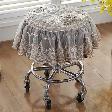 European style Jacquard Lace Fabric Round Stool Cover Swivel Chair Round Cushion Round Pad
European style Jacquard Lace Fabric Round Stool Cover Swivel Chair Round Cushion Round Pad