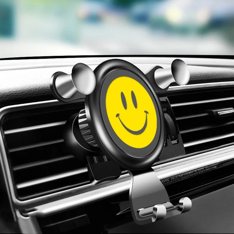 Cute Smile Face Car Triangle Gravity Mobile Phone Holder Stand GPS Navigator Bracket For iPhone Xiaomi SamSung
Cute Smile Face Car Triangle Gravity Mobile Phone Holder Stand GPS Navigator Bracket For iPhone Xiaomi SamSung
