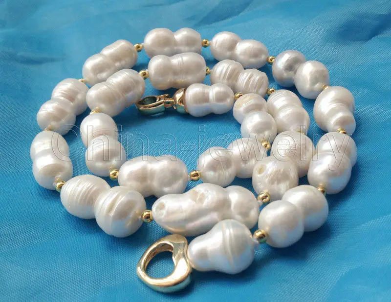 Women Gift word Love Beautiful 12-18mm white baroque natural Genuine freshwater pearl necklace 18"
Women Gift word Love Beautiful 12-18mm white baroque natural Genuine freshwater pearl necklace 18"