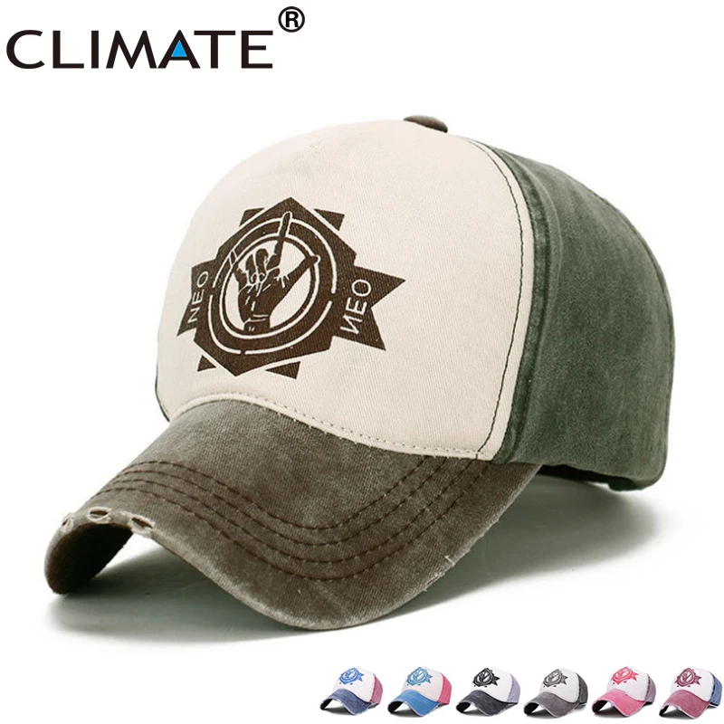 CLIMATE Cool Rock Men Baseball Caps Contrast Color Lover Youth Washed Fabric Casual Cotton Jeans Hat Caps For Adult Men Women
CLIMATE Cool Rock Men Baseball Caps Contrast Color Lover Youth Washed Fabric Casual Cotton Jeans Hat Caps For Adult Men Women