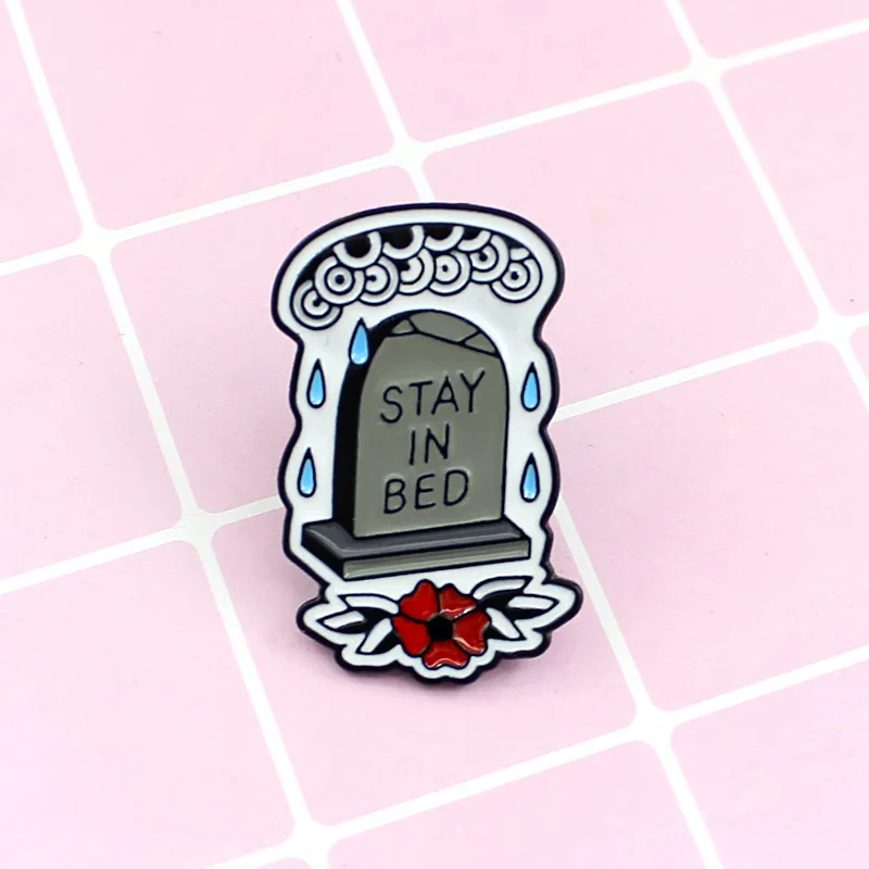 2019 Creative Magical STAY IN BED Science Flower Brooch Badge Enamel Dripping Oil Personality Shirt Pins Fashion Jewelry Gifts
2019 Creative Magical STAY IN BED Science Flower Brooch Badge Enamel Dripping Oil Personality Shirt Pins Fashion Jewelry Gifts