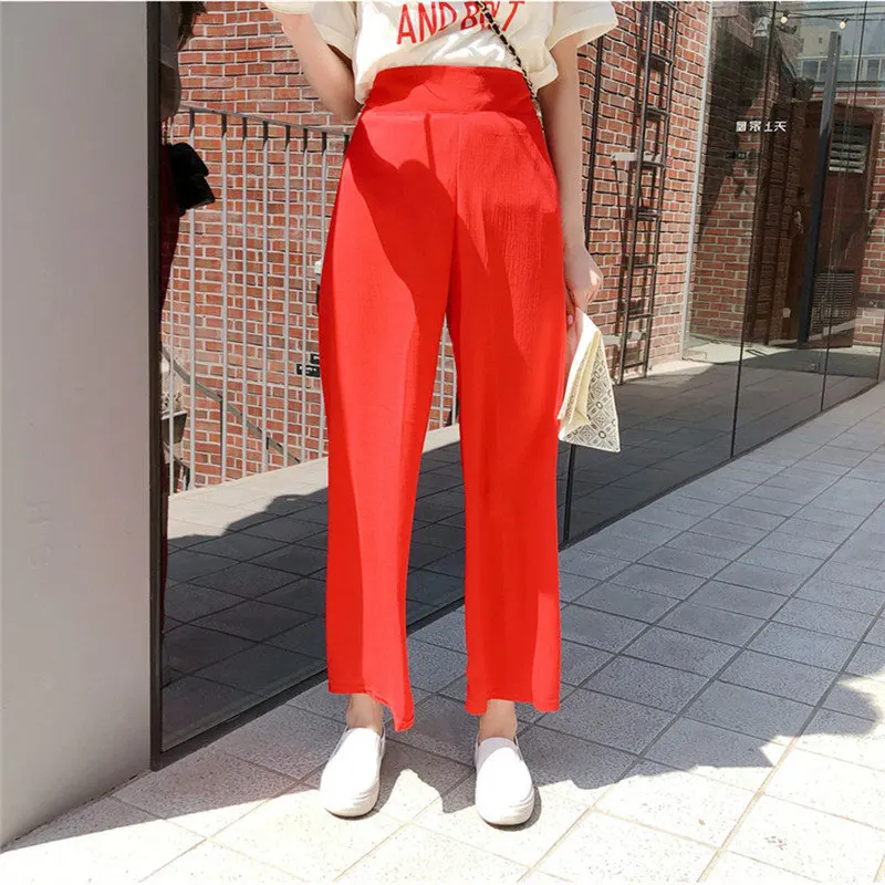 HziriP Summer Waist-Controlled Slender Hot Sale 2019 Fashion Brief Casual High Waist Loose Solid Cotton Women Wide Leg Pants
HziriP Summer Waist-Controlled Slender Hot Sale 2019 Fashion Brief Casual High Waist Loose Solid Cotton Women Wide Leg Pants