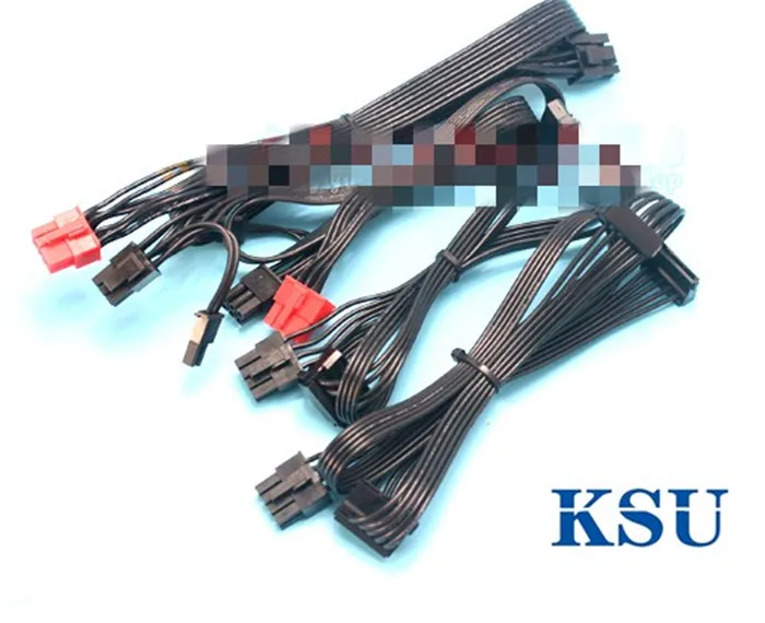 PCI-E Dual 8pin(6+2)/pcie 6+2pin/SATA 15pin/IDE 4pin modular Power supply cable for COUGAR GX1050/GX600 series
PCI-E Dual 8pin(6+2)/pcie 6+2pin/SATA 15pin/IDE 4pin modular Power supply cable for COUGAR GX1050/GX600 series