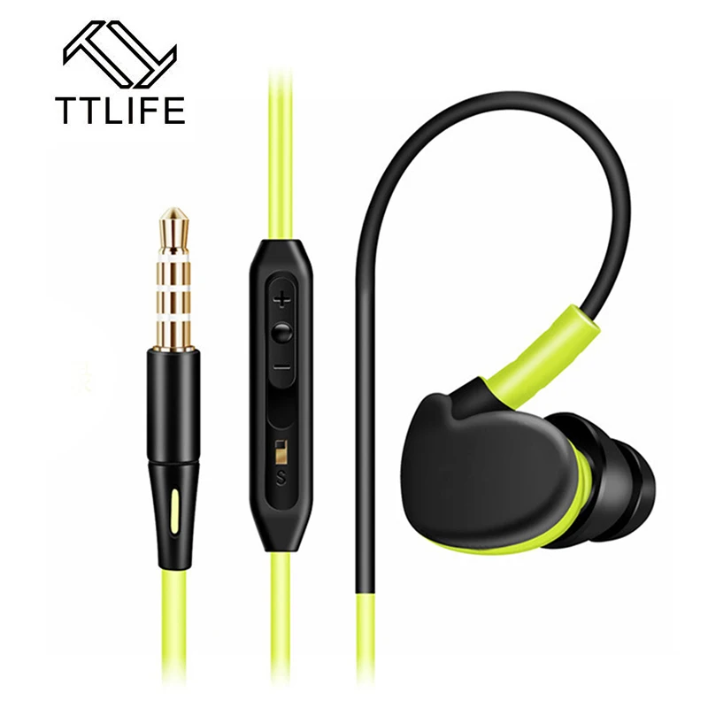 TTLIFE Stereo Ear Hook Sport Earphones with MIC Volume Control Earpiece Running Music Noise Reduction HIFI Earphones For a phone
TTLIFE Stereo Ear Hook Sport Earphones with MIC Volume Control Earpiece Running Music Noise Reduction HIFI Earphones For a phone