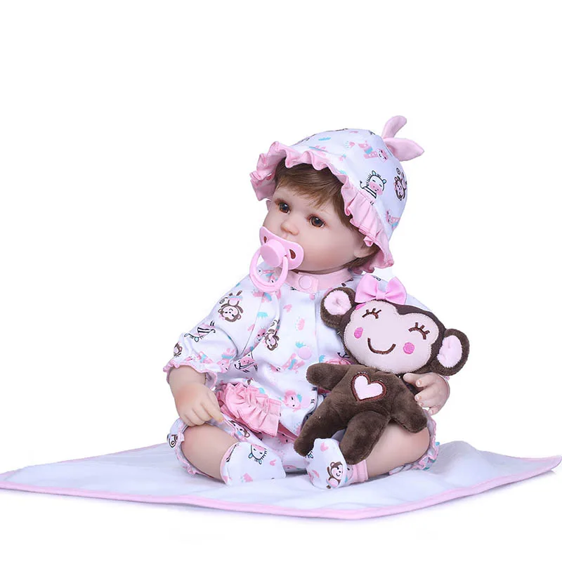 40CM Reborn Baby Doll Toy Silicone 3D Lifelike Jointed Newborn Doll Gift Playmate Toys M09
40CM Reborn Baby Doll Toy Silicone 3D Lifelike Jointed Newborn Doll Gift Playmate Toys M09