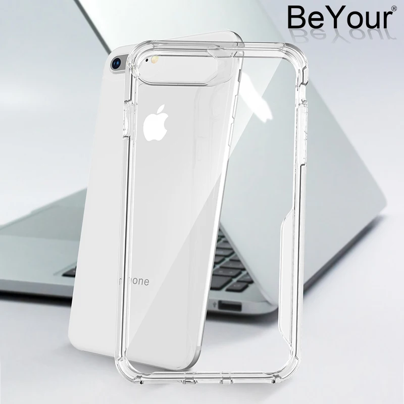 Luxury Armor Shockproof Phone Case For iPhone 8 7 Plus Clear protection Back Cover Coque Soft Silicone TPU+PC Transparent shell
Luxury Armor Shockproof Phone Case For iPhone 8 7 Plus Clear protection Back Cover Coque Soft Silicone TPU+PC Transparent shell