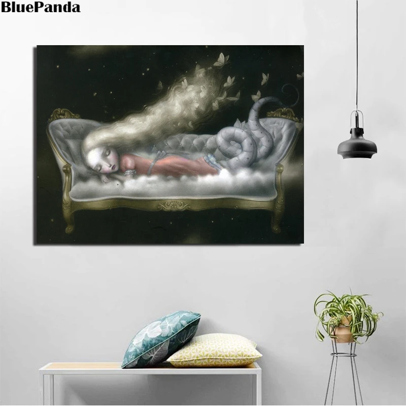 Beautiful Nightmare Nicoletta Ceccoli Poster Oil Painting On Canvas Wall Art Modern Pictures Bedroom For Living Room Home Decor
Beautiful Nightmare Nicoletta Ceccoli Poster Oil Painting On Canvas Wall Art Modern Pictures Bedroom For Living Room Home Decor
