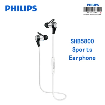 Philips SHB5800 Sports Earphone Wireless Bluetooth connection with Mic Lithium Battery Micro USB headsets Support NFC Function
Philips SHB5800 Sports Earphone Wireless Bluetooth connection with Mic Lithium Battery Micro USB headsets Support NFC Function