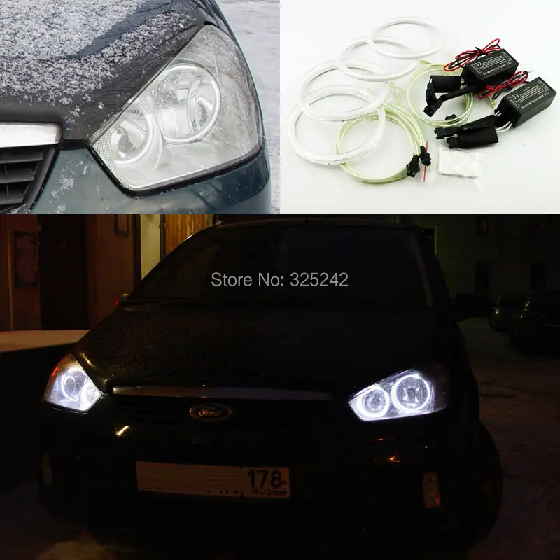 For Ford C-Max MkI 2008 2009 2010 Excellent Angel Eyes kit Ultrabright illumination ccfl angel eyes kit Halo Ring For Ford C-Max MkI 2008 2009 2010 Excellent Angel Eyes kit Ultrabright illumination ccfl angel eyes kit Halo Ring<br><br>Aliexpress