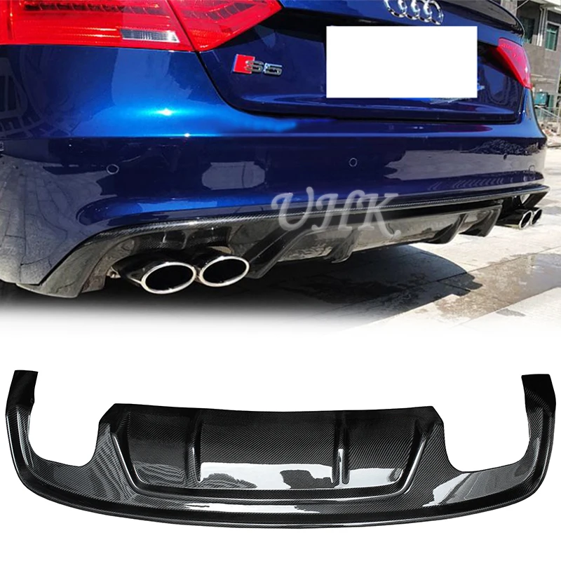 UHK For Audi A5 S5 2012-2017 4 Doors 2 Doors Carbon Fiber Rear Diffuser Bumper Lip Splitter Sport Style Accessories
UHK For Audi A5 S5 2012-2017 4 Doors 2 Doors Carbon Fiber Rear Diffuser Bumper Lip Splitter Sport Style Accessories